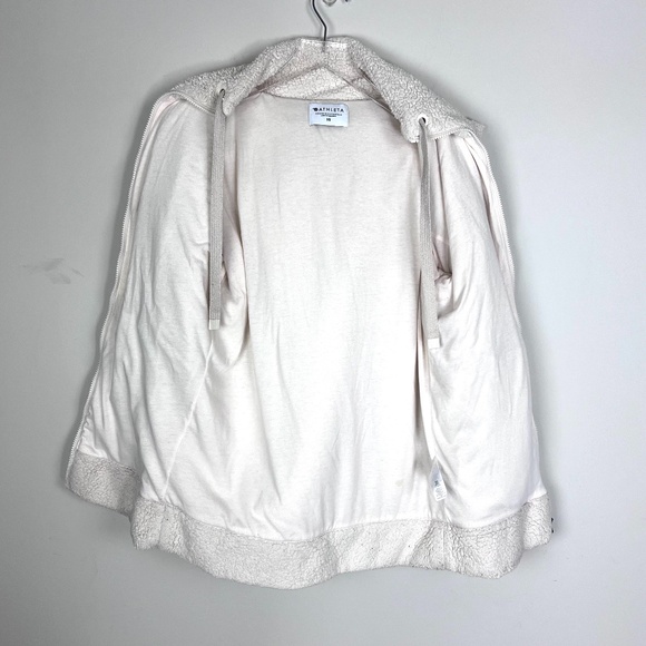 Athleta Tugga Long Line Sherpa Fleece Jacket Size XS MSRP $168 - Picture 13 of 15